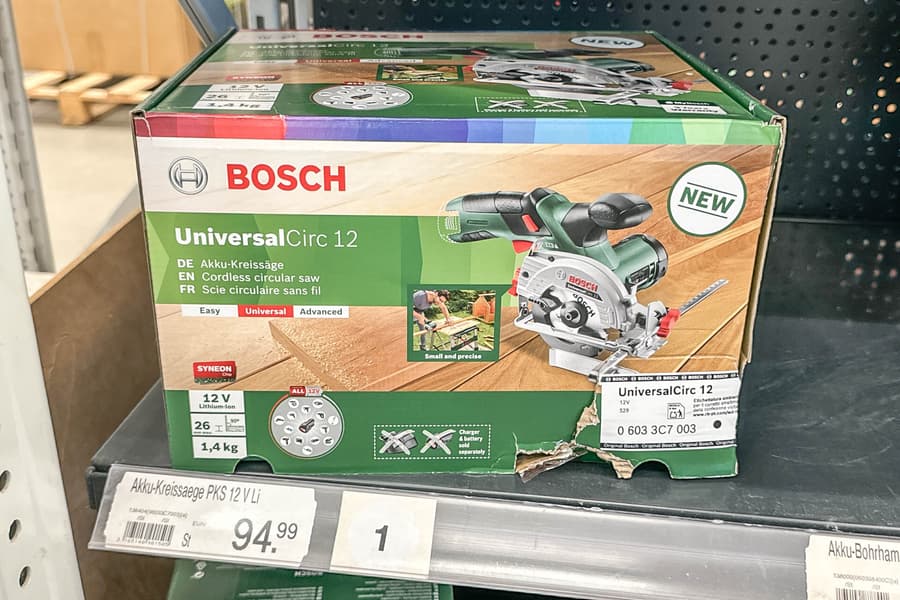 Akku Mini Handkreissäge Bosch PKS 12 V Li-Solo